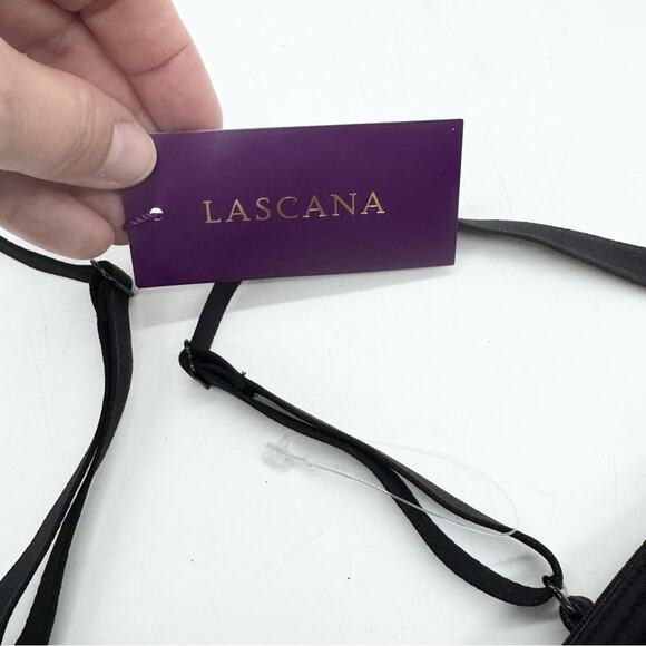 NWT Lascana Multi Way Strap T-Shirt Bra Black Size 36B Minimalist Lightweight - Picture 8 of 12